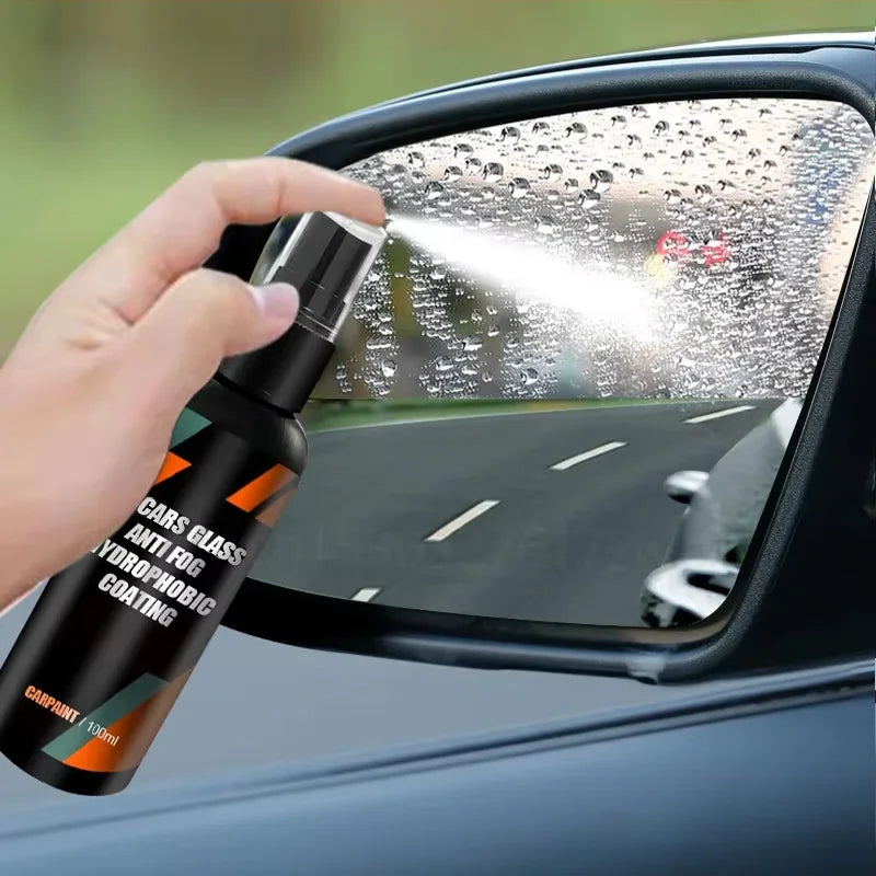 Spray repelente de água anti-chuva para vidros de carro, revestimento nano, agente hidrofóbico à prova d'água, removedor de película de óleo para vidros automotivos
