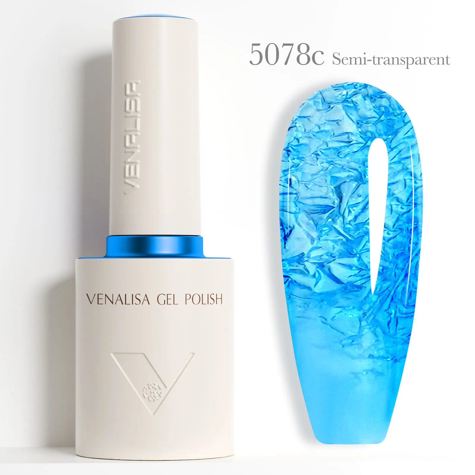 VENALISA Esmalte em Gel para Unhas Summer Nails 10ml Cor de Geleia Semi Transparente Nova Fórmula Vegana Livre de HEMA e TPO Verniz de Longa Duração em Gel UV