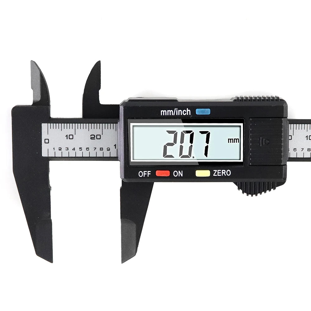 Novo medidor eletrônico digital LCD de 100 mm a 150 mm de 6 polegadas, ferramenta de medição com paquímetro micrômetro